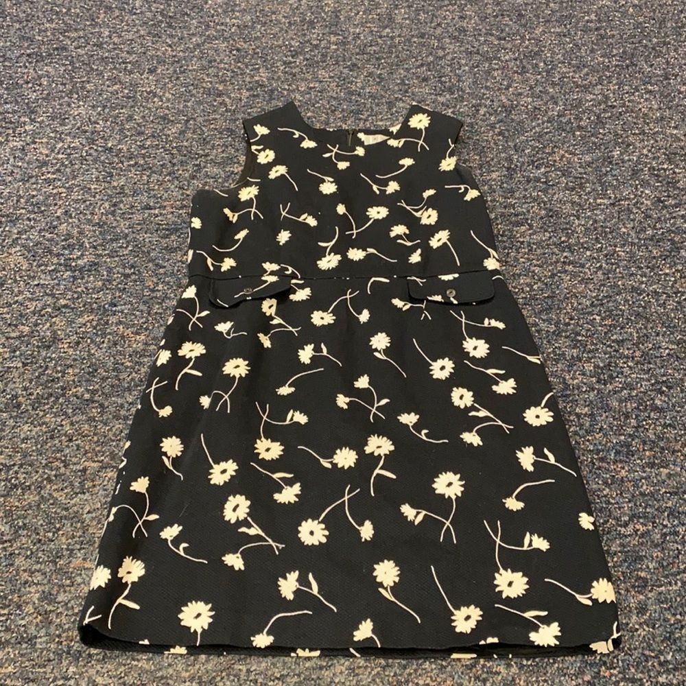 LT Sport Black Textured Floral Dress sz. 10